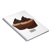 Carnet Illustration de Cupcake (Côté Droit)