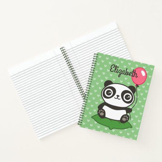 Carnet Illustration de Cute Panda (Intérieur)