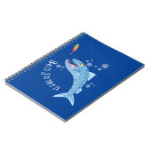 Carnet Illustration de dessin animé de pêche de barracuda (Côté gauche)