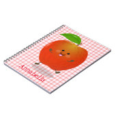 Carnet Illustration de dessin animé sur la pomme de danse (Côté gauche)