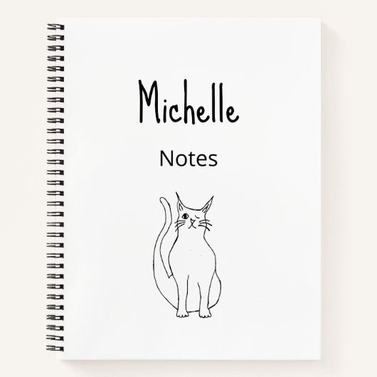 Carnet Illustration de dessin de dessin de chats mignons (Devant)