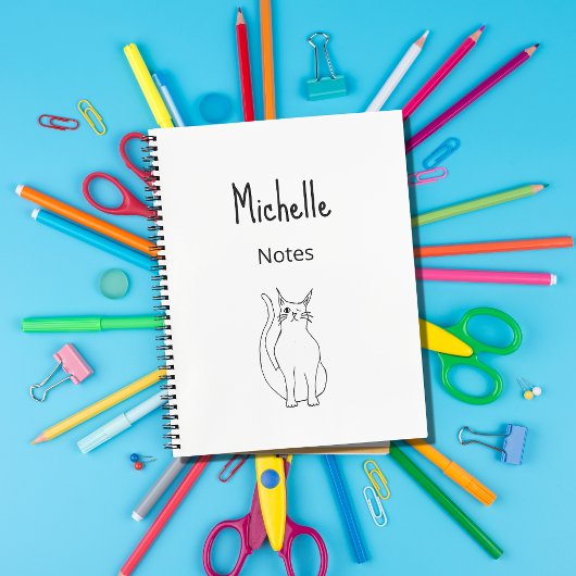 Carnet Illustration de dessin de dessin de chats mignons