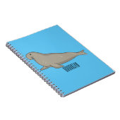 Carnet Illustration de dessin de phoque éléphant (Côté Droit)