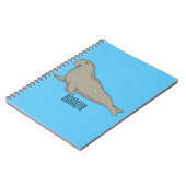 Carnet Illustration de dessin de phoque éléphant (Côté gauche)