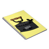 Carnet Illustration de dessin en fer de Charbon (Côté Droit)