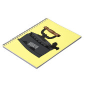 Carnet Illustration de dessin en fer de Charbon (Côté gauche)