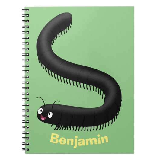 Carnet Illustration de dessin mignon millipede (Devant)