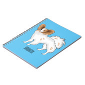 Carnet Illustration de dessin pour chien de Papillon (Côté gauche)