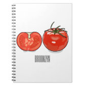 Carnet Illustration de dessin sur la tomate (Devant)