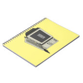 Carnet Illustration de dessin sur ordinateur (Côté gauche)