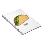 Carnet Illustration de dessin sur Taco (Côté Droit)