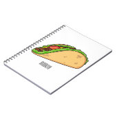 Carnet Illustration de dessin sur Taco (Côté gauche)