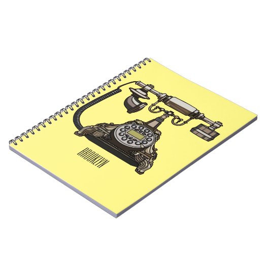 Carnet Illustration de dessin téléphonique (Côté gauche)