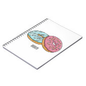 Carnet Illustration de Donut (Côté gauche)