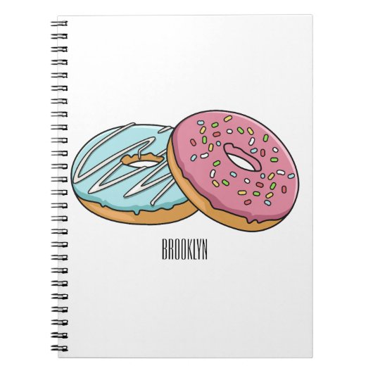 Carnet Illustration de Donut (Devant)