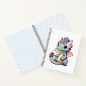 Carnet Illustration de dragon de dessin animé (Intérieur)