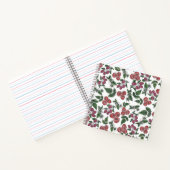 Carnet Illustration de feuilles de framboise (Intérieur)