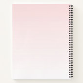 Carnet Illustration de Flamant rose rose mou (Dos)