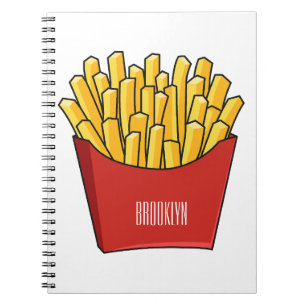 Carnet Illustration de frites