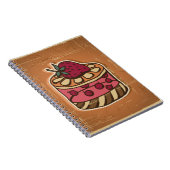 Carnet Illustration de gâteau dans le rétro style (Côté Droit)
