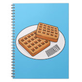 Carnet Illustration de gaufre (Devant)