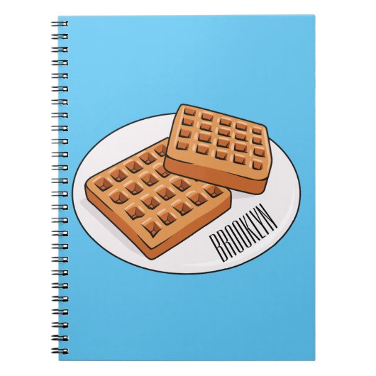 Carnet Illustration de gaufre (Devant)