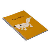 Carnet Illustration de gecko tan tan mignon (Côté Droit)
