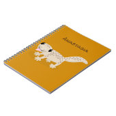 Carnet Illustration de gecko tan tan mignon (Côté gauche)