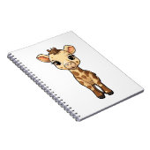 Carnet Illustration de girafe de dessin animé (Côté Droit)