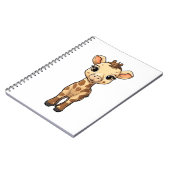 Carnet Illustration de girafe de dessin animé (Côté gauche)
