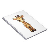 Carnet Illustration de girafe de dessin animé (Côté Droit)