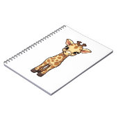 Carnet Illustration de girafe de dessin animé (Côté gauche)