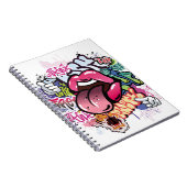 Carnet Illustration de graffiti avec lettres de graffitis (Côté Droit)