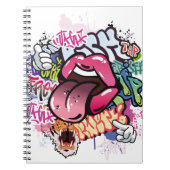 Carnet Illustration de graffiti avec lettres de graffitis (Devant)