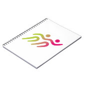 Carnet illustration de groupe de coureurs (Côté gauche)