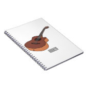 Carnet Illustration de guitare acoustique (Côté Droit)