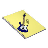 Carnet Illustration de guitare électrique (Côté Droit)