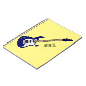 Carnet Illustration de guitare électrique (Côté gauche)