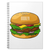 Carnet Illustration de Hamburger (Devant)