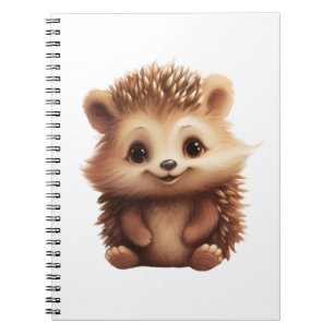 Carnet Illustration de hérisson de dessin