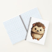 Carnet Illustration de hérisson de dessin (Intérieur)