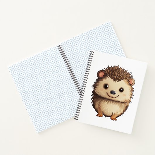 Carnet Illustration de hérisson de dessin (Intérieur)