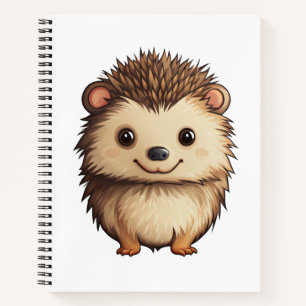Carnet Illustration de hérisson de dessin