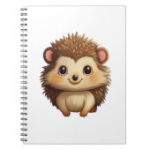 Carnet Illustration de hérisson de dessin (Devant)