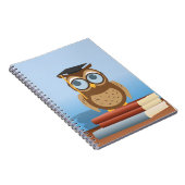 Carnet Illustration de hibou (Côté Droit)