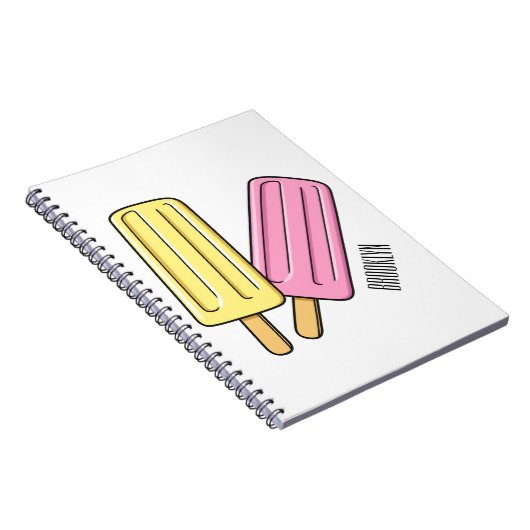 Carnet Illustration de Ice pop (Côté Droit)