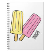 Carnet Illustration de Ice pop (Devant)