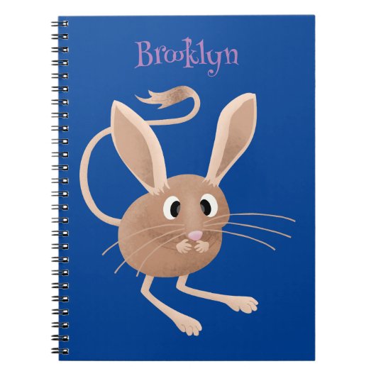Carnet Illustration de jerboa aux longues oreilles (Devant)