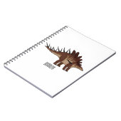 Carnet Illustration de Kentrosaurus (Côté gauche)