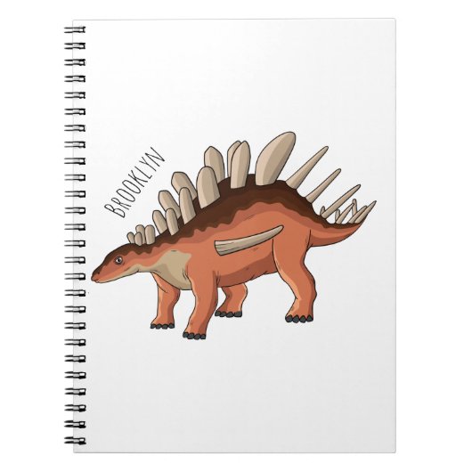 Carnet Illustration de Kentrosaurus (Devant)